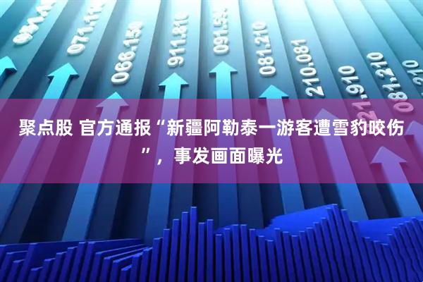 聚点股 官方通报“新疆阿勒泰一游客遭雪豹咬伤”，事发画面曝光